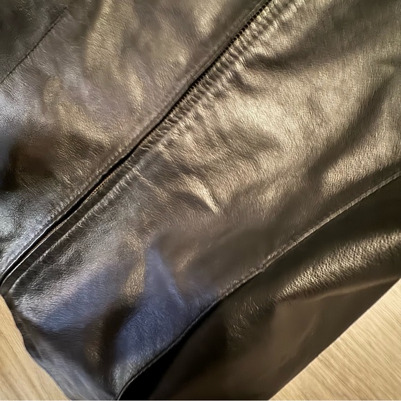 Emergency Exit 100% leather kids jacket size 10/12 - Picture 4 of 5